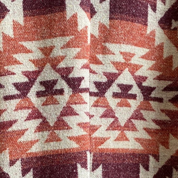 Southwestern Tan Jacket with Patterned Accents - Picture 6 of 7